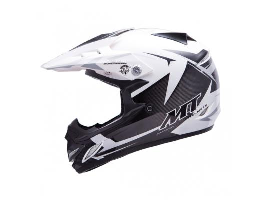 MT Helmets MX2 Synhrony Steel white/grey