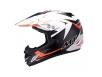 MT Helmets MX2 Synhrony Steel white/orange