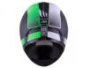 MT Helmets REVENGE Binomy black/white/fluo green