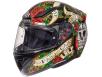 MT Helmets REVENGE Skull & Rose Gloss Black/Red купить
