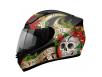 MT Helmets REVENGE Skull & Rose Gloss Black/Red цена