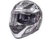 MT Helmets REVENGE Skull & Rose Matt Silver/Anthracite/Black купити