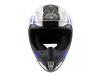 Купить украина MT Helmets Synchrony Steel black/white/blue