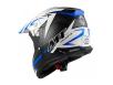 MT Helmets Synchrony Steel black/white/blue купить