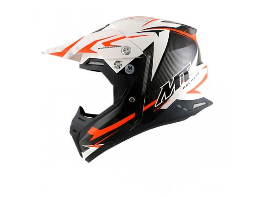 MT Helmets Synchrony Steel black/white/orange