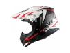 MT Helmets Synchrony Steel black / white / red