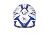 MT Helmets Thunder 3 Effect gloss pearl white/deep blue цена