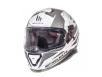 MT Helmets Thunder 3 Effect gloss pearl white/silver anthracite купить