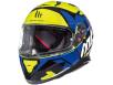 MT Helmets Thunder 3 Torn gloss fluor yellow/blue недорого