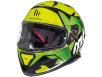 MT Helmets Thunder 3 Torn gloss fluor yellow/fluor green купить