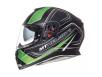 MT Helmets Thunder 3 Trace Matt Black Fluor Green цена