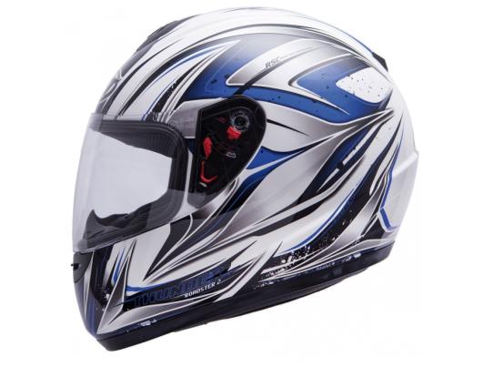 MT Helmets Thunder Roadster II white/black/blue