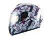 MT Helmets Thunder Wild Garden gloss pearl white/purple