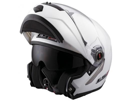 Шлем Модуляр LS2 FF386 Ride Solid White Gloss