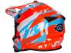 Шлем GEON 633 MX Fox Кросс Blue/Neon Orange цена
