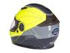 фото шлема GEON 950 Модуляр с очками TOUR GREY/YELLOW сзади