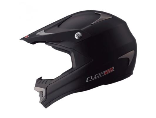 Кроссовый шлем LS2 MX433 Race Solid Black Matt