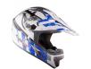 Кросовий шолом LS2 MX433 Stripe White Blue Gloss