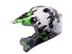 Кроссовый шлем LS2 MX433 Blast White Black Green Gloss