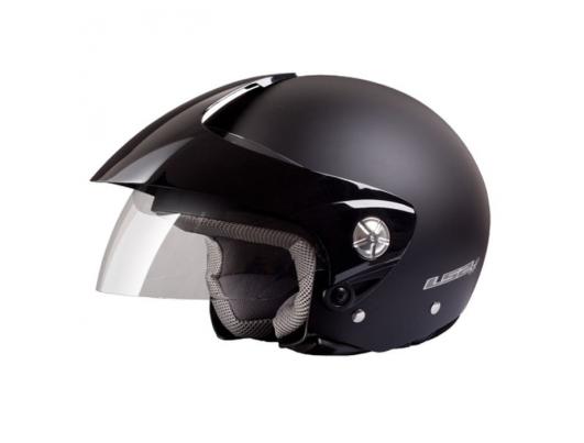 Открытый шлем LS2 OF518 Midway Solid Black Matt