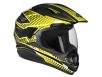 фото шлема мотард GEON 714 Дуал-спорт Trek Black/Yellow