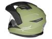 фото шлема мотард GEON 714 Дуал-спорт Trek Green Matt сзади