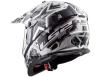 Шлем LS2 MX436 PIONEER CHAOS WHITE BLACK купить