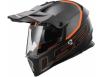 Шлем мотард LS2 MX436 PIONEER ELEMENT TITANIUM BLACK ORANGE купить
