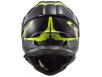 Шлем мотард LS2 MX436 PIONEER RING BLACK TITANIUM HI-VIS с доставкой