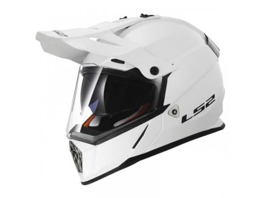 Шлем мотард LS2 MX436 PIONEER WHITE