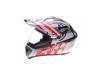 Шлем мотард LS2 MX433 Stripe White Red Gloss